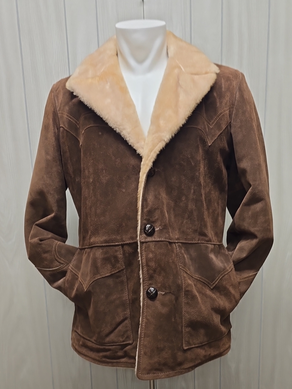 Schott NYC Western | Leather and Faux Sheerling Lining